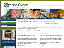 Tablet Screenshot of fraserwoodindustries.com